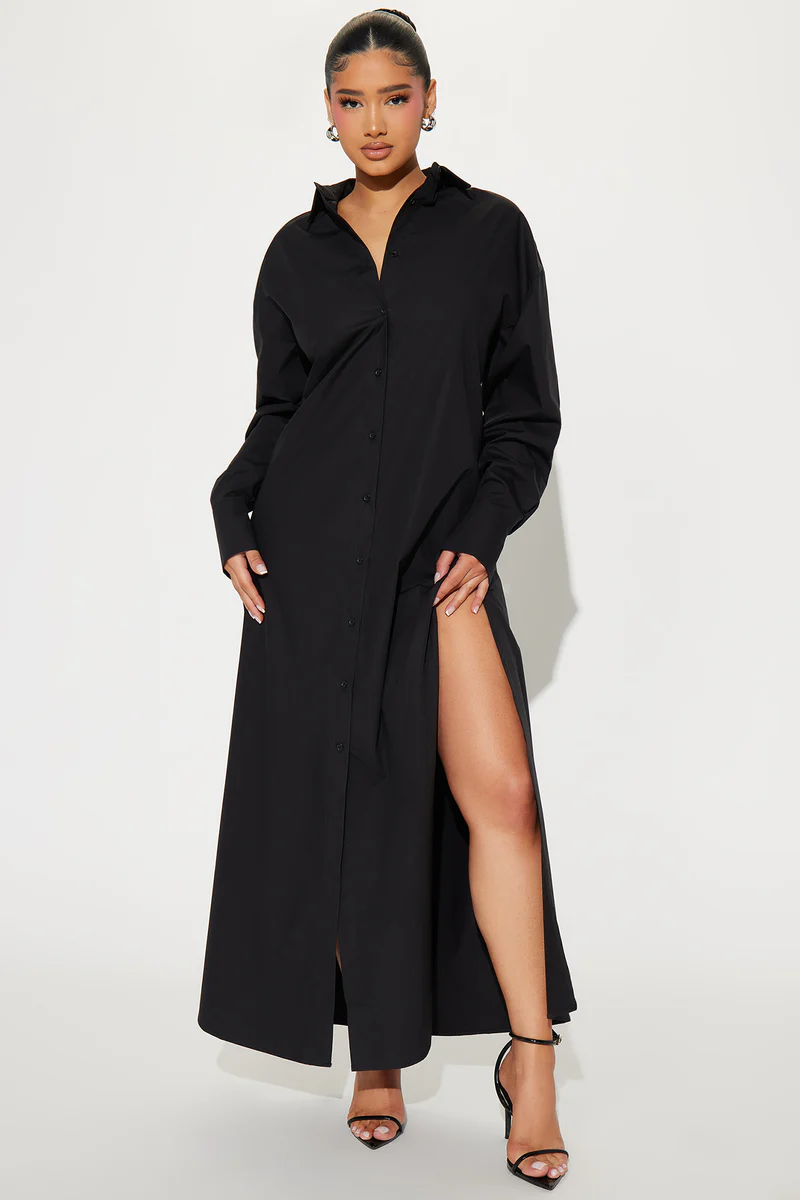 Eleanor Oversized Shirt Maxi Dress