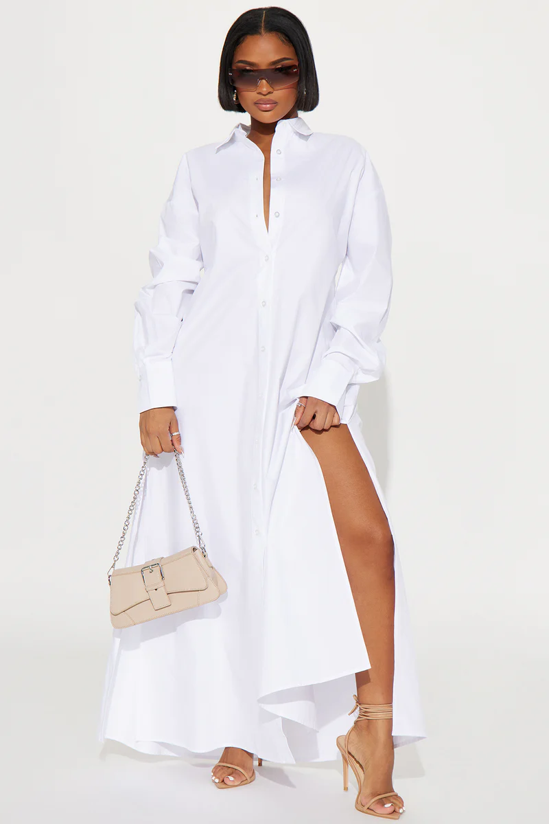 Eleanor Oversized Shirt Maxi Dress