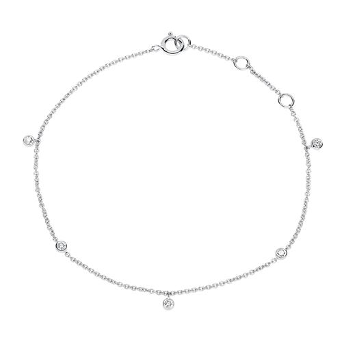 Brilladia Ladies bracelet in 14ct gold with diamonds BDB0015