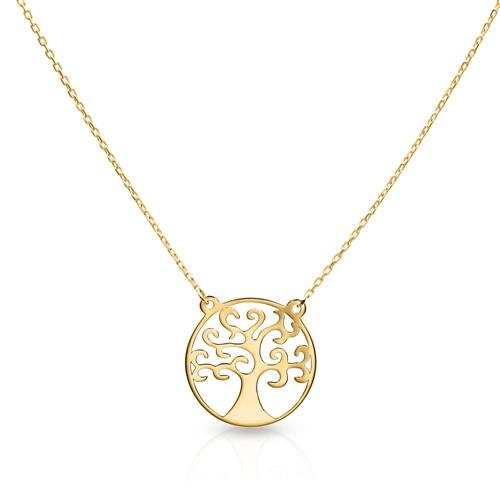 Unique Ladies necklace tree of life in 9 carat gold GN0040-9KG