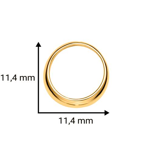 Unique Polished 8ct Yellow Gold christening ring