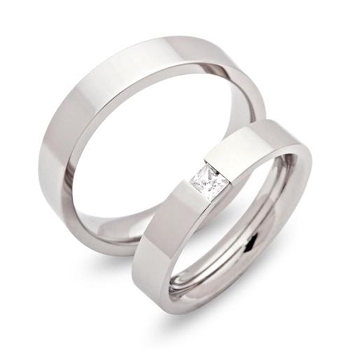 Unique Wedding Rings Stainless Steel wedding rings 5mm