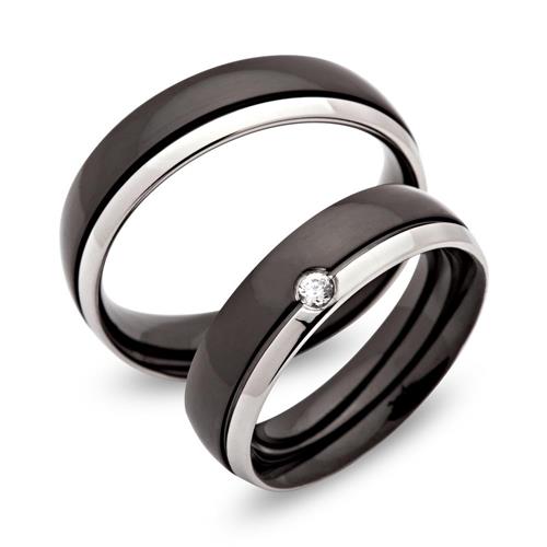 Unique Wedding Rings Stainless steel partner rings 6mm