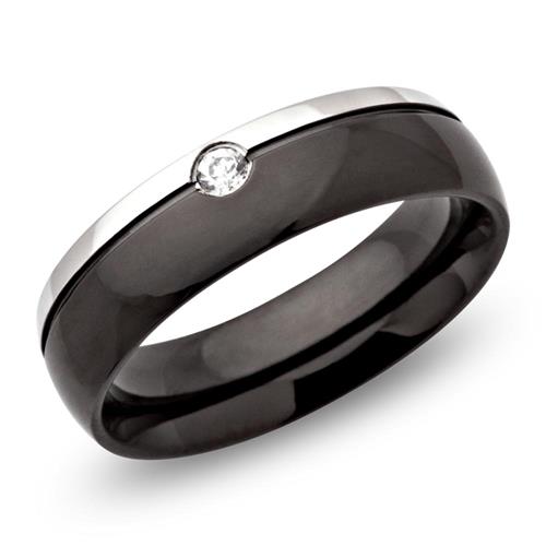 Unique Wedding Rings Stainless steel partner rings 6mm