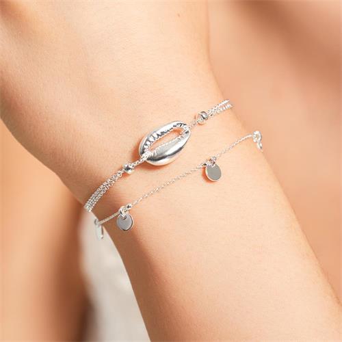 Unique Ladies sterling silver bracelet shell