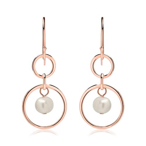 Unique 925 Silver Earrings with Freshwater Pearls