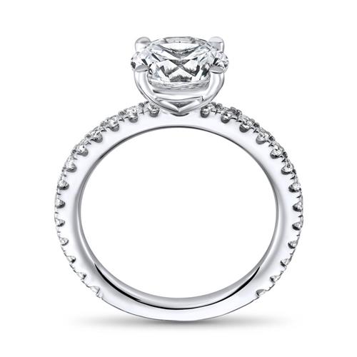 Unique Engagement Ring 925 silver zirconia