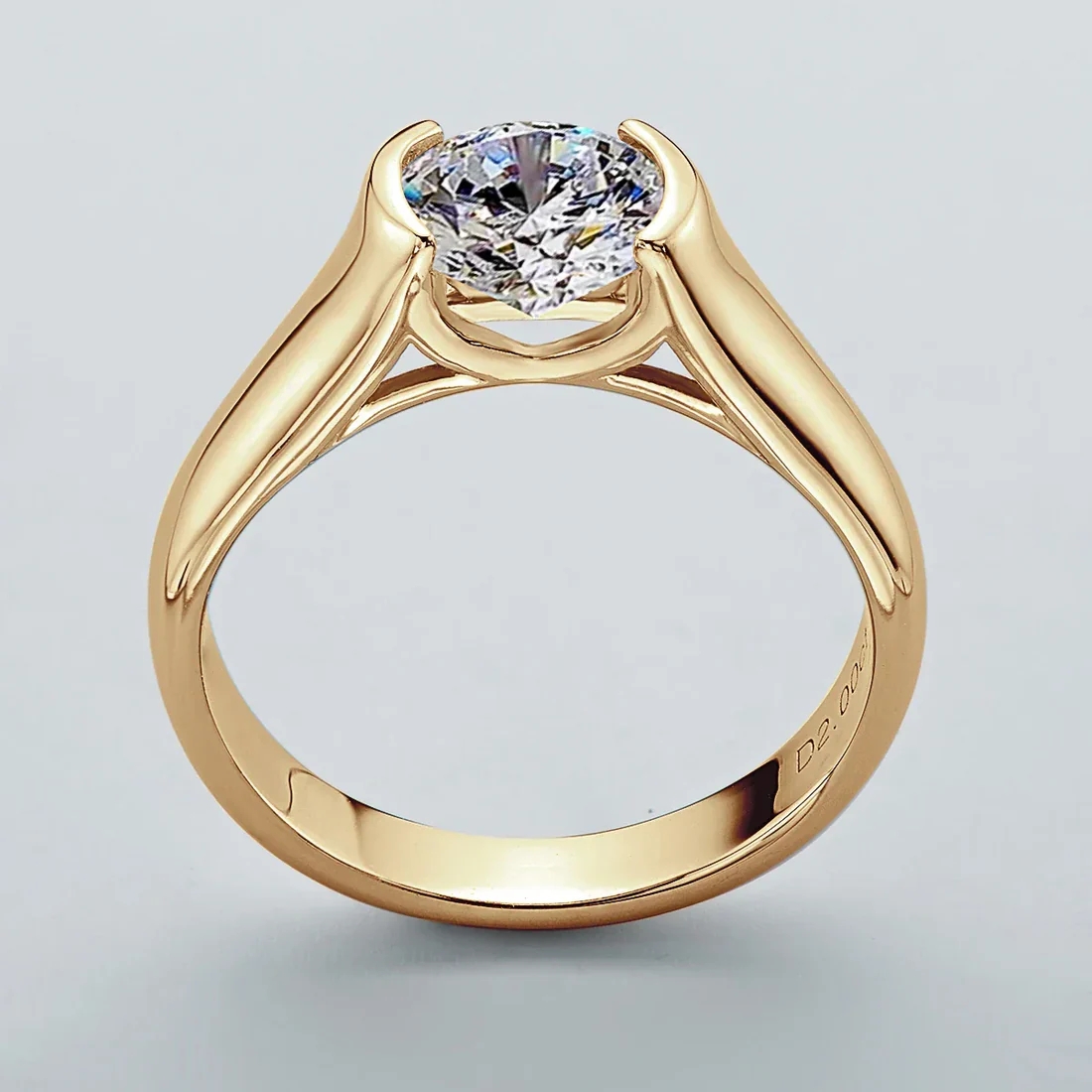 Loratta Moonlight Moissanite Solitaire Ring