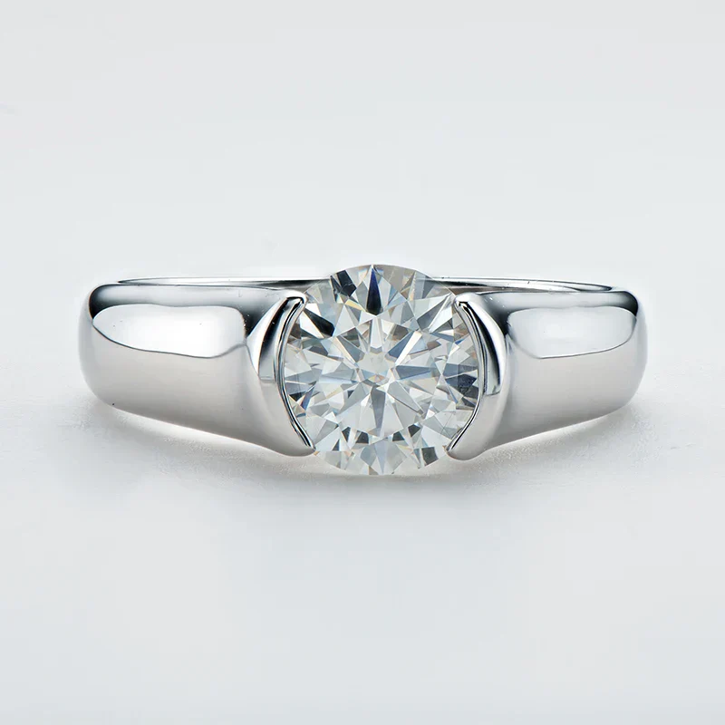 Loratta Moonlight Moissanite Solitaire Ring